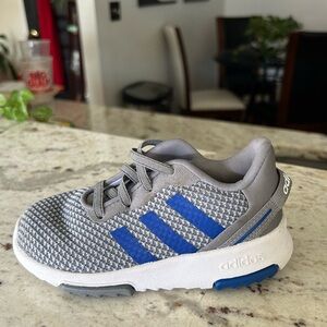 adidas Kids Sneakers Gray and Blue
